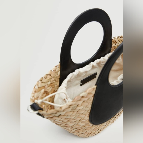 MANGO Straw mini bag - Picture 5 of 8